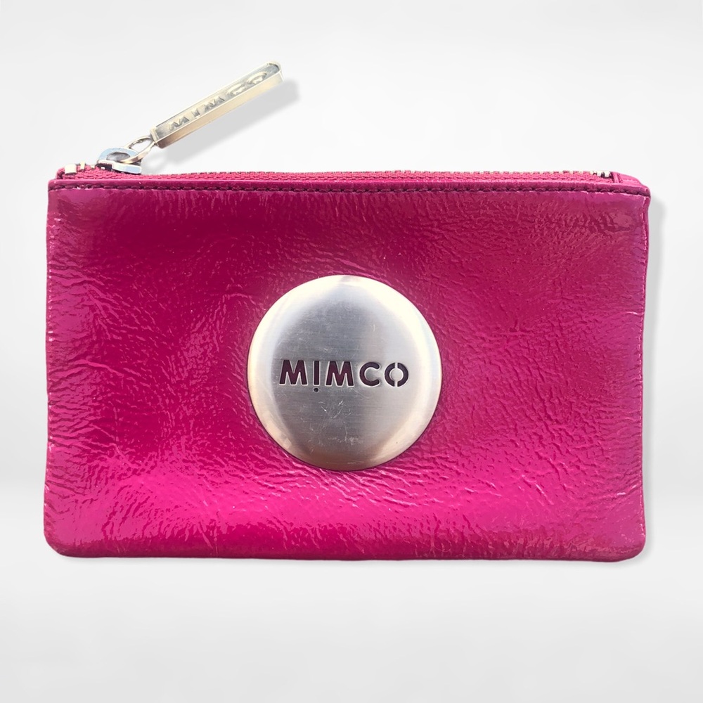 Mimco Pink Leather Pouch